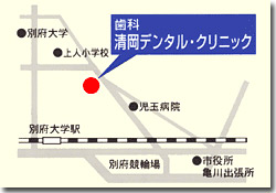 医院へのアクセス地図